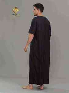 HARAMAIN New Muslim Moroccan Men's Traditional Casual Dress with Seamless Design Lightweight & Quick Dry - Product Image 5