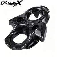 Couverture de console centrale à motif en fibre de carbone, garniture décorative de style racing pour Sur-Ron S/X