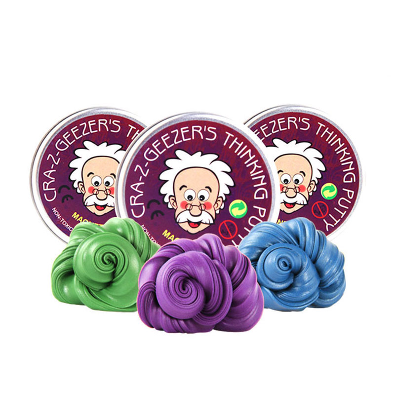 Ручная шпатлевка DIY, пушистый Магнитный слайм, пластилин, резиновый шаблер, Sterke Plasticine Klei, подарок для детей