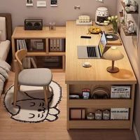 Bureaux d'étude et de travail en bois pour ordinateur, style moderne en MDF, réglables, écologiques, gain de place, durables, pliables, assemblés