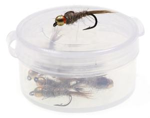 Hameçon double tête en laiton, appât artificiel idéal pour la pêche à la <span class=keywords><strong>mouche</strong></span> ou à la <span class=keywords><strong>truite</strong></span> - Product Image 5