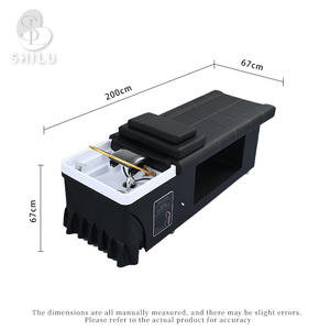 Chaise de lavage de <span class=keywords><strong>cheveux</strong></span> de salon de conception moderne professionnelle <span class=keywords><strong>avec</strong></span> <span class=keywords><strong>tête</strong></span> de spa lit de shampooing et vapeur TX3 cuir synthétique pour hôtels - Product Image 3