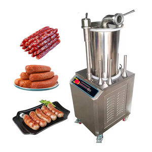 เครื่องบรรจุไส้กรอกไก่หมูระบบไฮดรอลิกไฟฟ้า เครื่องทำไส้กรอกอัตโนมัติ - Product Image 1
