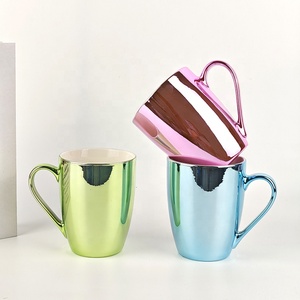 Cerámica de Alta Calidad para Tazas con Elegante Asa Chapada en Oro para Uso Personal o Regalos al por Mayor para Sublimación - Product Image 3