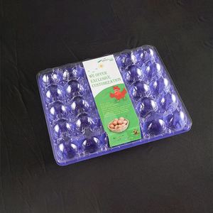 High Quality PET <b>Plastic</b> Refrigerator Egg Storage Container Disposable <b>Tray</b> Transparent Egg <b>Tray</b> Free Samples - Product Image 2