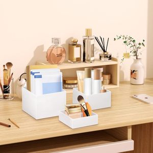 8 Stuks Wit Acryl Kubus <span class=keywords><strong>Display</strong></span> Rekken Set Buffet Risers Voor Dessert Tafel Cupcake Candy Food Party Holle Bottoms <span class=keywords><strong>4</strong></span> Verschillende - Product Image 1