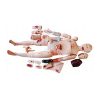 Simulador de Trauma Avanzado, Maniquí Médico, Maniquí de Cuidado de Heridas con Funciones Completas, Modelos de Entrenamiento de Habilidades de Enfermería