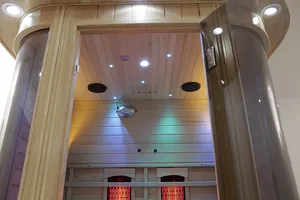 <span class=keywords><strong>2025</strong></span> Hete Verkoop Huis Kleine Houten Droge Saunaruimte Zachte Full Spec Trum Verwarmer 2 Persoon Far Infrarood Sauna - Product Image 4