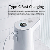 Distributeur automatique de savon rechargeable sans contact, machine à mousse désinfectante pour les mains, pour salle de bain, cuisine, extérieur, portable, 300 ml, CE ROHS