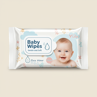 Toallitas Húmedas para Bebé de Algodón Orgánico, Material Natural Ultra Suave para Piel Sensible, Toallitas Ecológicas, Proveedor de Empaquetado Personalizado OEM