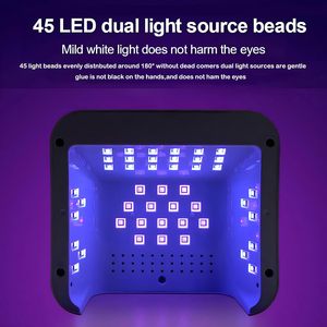 Séchoir à ongles professionnel SUN L5 haute puissance 268W, lampe UV LED avec diamant pour usage en salon - Product Image 3