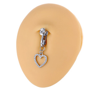 Anillos <span class=keywords><strong>de</strong></span> <span class=keywords><strong>ombligo</strong></span> <span class=keywords><strong>de</strong></span> clip con circonitas cúbicas <span class=keywords><strong>de</strong></span> moda 2026, joyería <span class=keywords><strong>de</strong></span> <span class=keywords><strong>piercing</strong></span> <span class=keywords><strong>falso</strong></span> sin perforación para mujer - Product Image 4