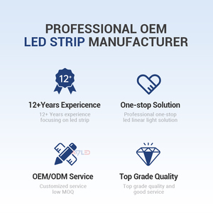 Barra de Luz LED RGB+CCT DC24V 3030 con Carcasa de Aluminio y Diseño de Lente para Iluminación Comercial y de Letreros - Product Image 5