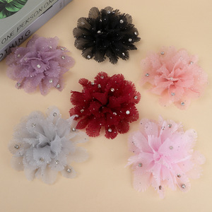 Yupu Mesh Rhinestone Flower Flatback DIY Jewelry Accessories For Clothing <b>Shoe</b> <b>Decorations</b> - Product Image 2