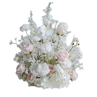 Boule de fleurs artificielles en soie multicolores de luxe de haute qualité pour centre de table de mariage, fête d'anniversaire, événements en plein air