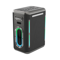 Altavoz Bluetooth KENUO de Alta Potencia 300w con Luces RGB para Fiestas, Micrófono Inalámbrico para Karaoke y Banco de Energía