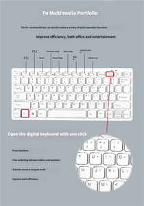 Stock Portable Slim Ergonomic English 78 Keys 2.4ghz Wireless Keyboard <b>Mouse</b> Combos <b>for</b> Laptop PC <b>Computer</b> - Product Image 3