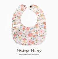 Vente en gros Ins Bavoirs pour bébé 100% coton Confortable Ajustable Fit Cartoon Imprimé Toddler Feeding Infant Eating Baby Bavoirs