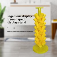Présentoir vertical en plastique pour sucettes et bonbons, avec support pour bulles/mousse à insérer dans l'eau, pour supermarché et comptoir