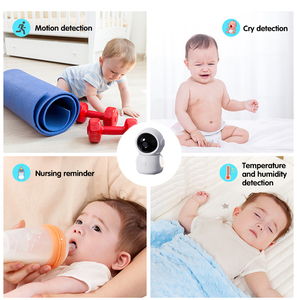 Telecamera per Bambini WiFi Smart 1080P con Audio Bidirezionale, Rotazione e Inclinazione, Visione Notturna - Monitor ad Alta Risoluzione da 4,3 Pollici - Product Image 2
