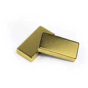 Super Strong Gold Neodym Magnet blatt N35 N38 N40 N42 N45 N48 N50 N52 Zu verkaufen