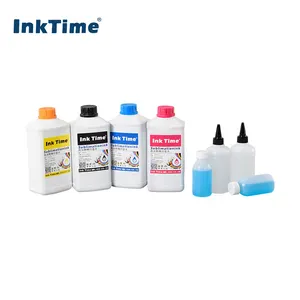 InkTime หมึกพิมพ์ระเหิด LK,หมึกพิมพ์สำหรับผ้าโพลีเอสเตอร์ความเข้มข้นสูง1000มล. C M Y K LC LM