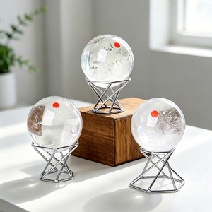 Esfera de Cuarzo Transparente de Alta Calidad, Bola de Cristal Pulida para Decoración del Hogar - Product Image 3