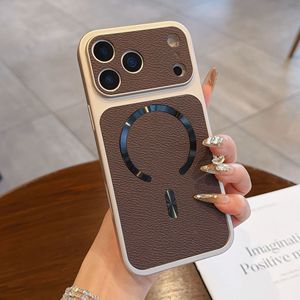 Funda magnética de piel sintética de colores neón a la moda para iPhone 17 16 Plus 15 14 13 12 11, a prueba de golpes, venta al por mayor - Product Image 6