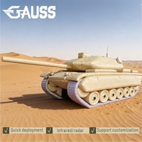Modèles de répliques de chars turcs M60T gonflables en PVC de haute qualité de la marque GAUSS, échelle géante, simulation 1:1, char factice Panzer