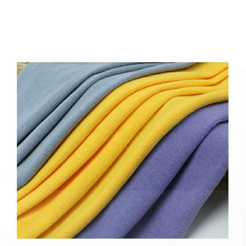 Tissu de chemise résistant au rétrécissement 100% coton Jersey simple 100% coton Tissu imprimé 10S Coton et chanvre 25KG