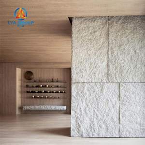 Panneaux en argile souple, placage de pierre, aspect bois naturel, revêtement, 600*1200/1200*3000, panneau mural en pierre flexible, travertin - Product Image 6