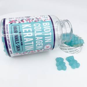 OEM biotina gomitas mayoristas colágeno gomitas con biotina y vitaminas suplementos de queratina colágeno y biotina gomitas - Product Image 5