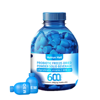OEM personnalisable poudre probiotique lyophilisée supplément santé intestinale boisson instantanée avec saveur et emballage uniques