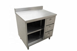 Armadio per uso commerciale personalizzato per <span class=keywords><strong>cucina</strong></span> moderna in acciaio inox <span class=keywords><strong>cucina</strong></span> <span class=keywords><strong>Base</strong></span> con cassetti - Product Image 2