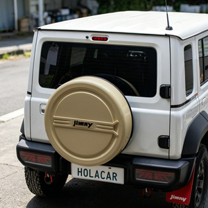 Housse de roue de secours de voiture en ABS de haute qualité, housse de roue de secours <span class=keywords><strong>Jimmy</strong></span> pour <span class=keywords><strong>Suzuki</strong></span> Jimny JB64 JB74 2018 - Product Image 1
