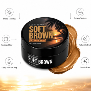 Crema Aceleradora del Bronceado Vegana, Natural, Orgánica y Herbal con Aroma a Coco <span class=keywords><strong>para</strong></span> Cuerpo y <span class=keywords><strong>Piernas</strong></span>, con un Brillo Bronceado Oscuro (OEM) - Product Image 5