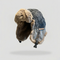 Gorro Ushanka Ruso de Invierno Personalizado OEM, Gorro de Aviador de Piel Sintética con Orejeras, Gorro de Nieve Cálido y Resistente al Viento para Hombre