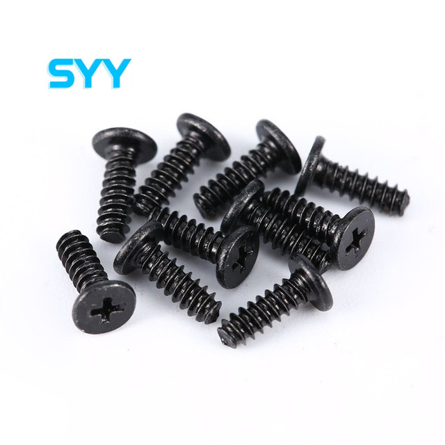 SYY Wholesale 6MM Metal Black Repair Screws for 4 Slim for Pro Gamepad Controller Spare Parts