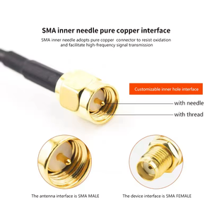 Koaxiale SMA-Buchse HF-Verbindung WiFi-Antennen adapter kabel RG174/RG316 Kupfer leiter für drahtlose Kommunikation - Product Image 5