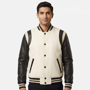 Veste varsity pour homme de haute qualité, prix de gros imbattables, style décontracté uni, tendance, nouvelle arrivée, vestes varsity pour homme - Product Image 1