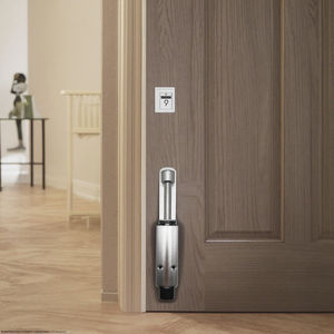 تصميم عصري رائج البيع من المصنع اللون الفضي ، إيقاف Kickdown سدادة للأبواب الخشبية الخارجية - Product Image 4