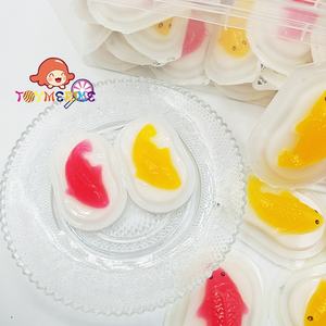 Venta al por mayor Halal nueva carpa gelatina pudín caramelo afrutado dulce pescado forma <span class=keywords><strong>ingredientes</strong></span> azúcar botella embalaje - Product Image 5