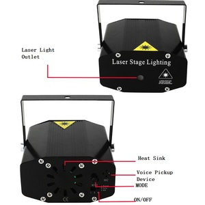 Projecteur de lumière laser RGB <span class=keywords><strong>LED</strong></span> à effet étoilé pour fête, boule disco, faisceau lumineux pour scène, club, karaoké, théâtre, <span class=keywords><strong>bar</strong></span>, spectacle, événement, home cinéma - Product Image 5