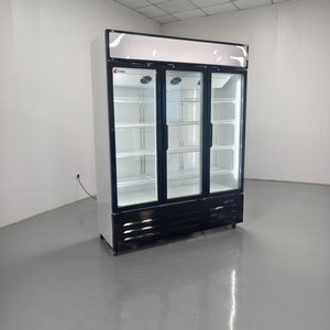 Réfrigérateur vertical commercial à 3 portes vitrées pour <span class=keywords><strong>supermarché</strong></span> et restaurant, refroidissement par air, certifié CE/CB - Product Image 2