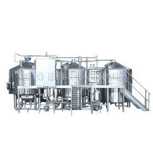 مصنع كامل آلة صنع البيرة الفولاذ المقاوم للصدأ معدات مصانع الجعة الصغيرة للبيع