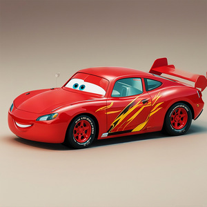 <strong>Lightning</strong> <strong>McQueen</strong> Toy <strong>Car</strong> Plastic Pull Back Battery Powered For Kids 5 7 Years Unisex Model Vehicle - Product Image 3