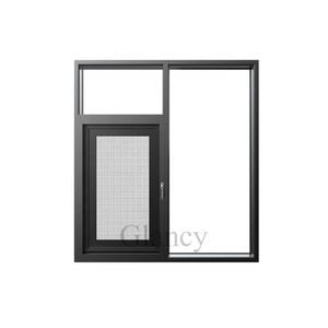 Fournisseur de gros Fenêtre en verre aluminium à double couche Isolation thermique <span class=keywords><strong>Fenêtres</strong></span> à battant ouragan - Product Image 6