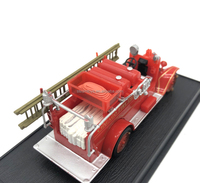 Modelo a Escala 1:72 de Auto Clásico Americano, Modelo T de 1926, Camión de Bomberos de Metal de Colección, Juguetes de Vehículos, Modelos de Exhibición