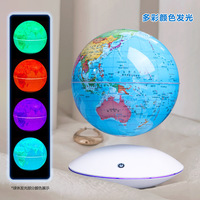 Globo Terráqueo Magnético Levitante para Decoración Moderna de Oficina y Hogar, Mapa del Mundo Flotante con Control, Material Plástico, Impresión Digital