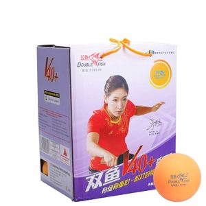 Balles de tennis de table BSCI Factory Double Fish à double face et sans étoiles, pour l'entraînement, 40+ nouveaux matériaux, idéales pour le battement - Product Image 2